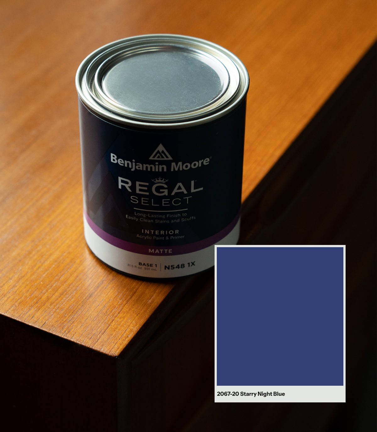 Starry Night Blue 2067 - 20 - Wallcolors®