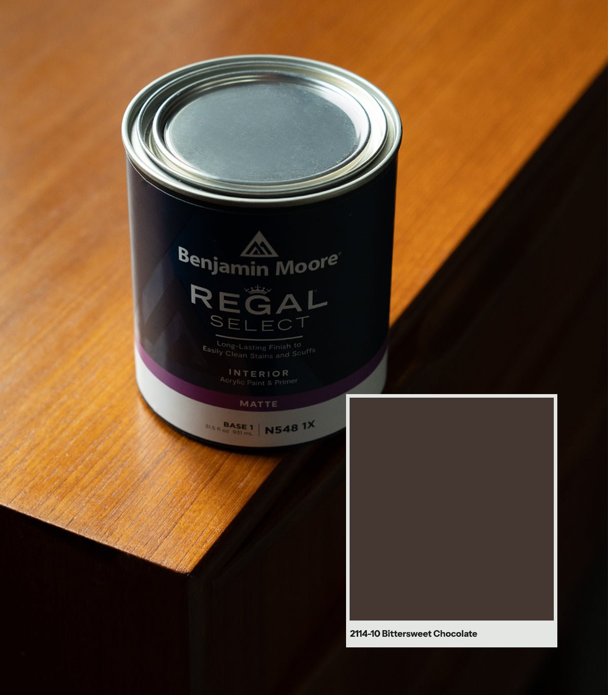 Bittersweet Chocolate 2114 - 10 - Wallcolors®