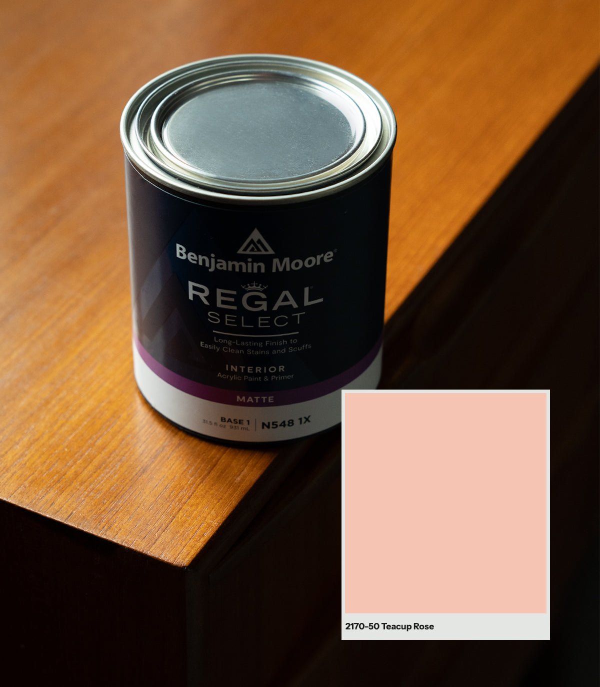 Teacup Rose 2170 - 50 - Wallcolors®