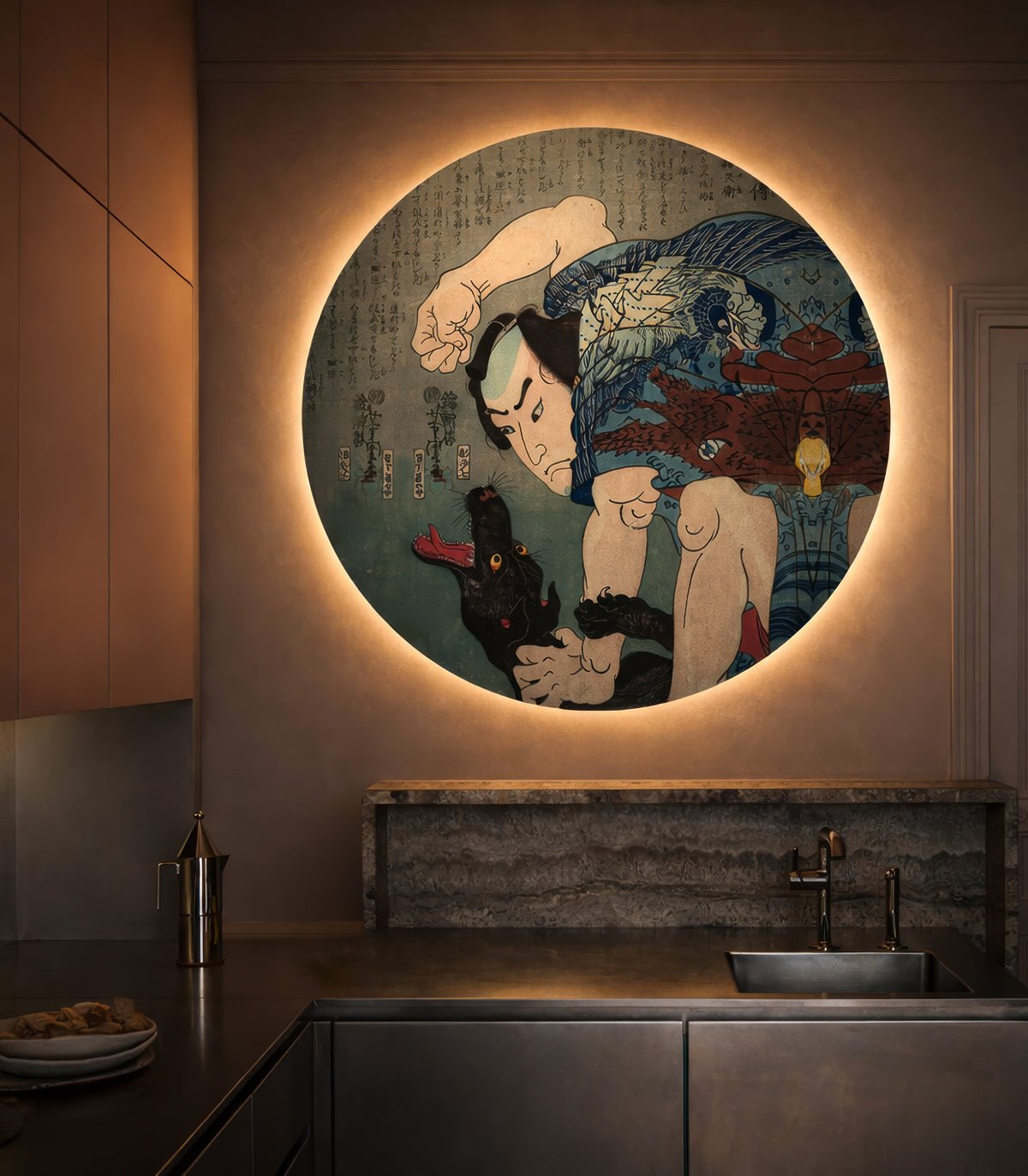 Dots Lighting Samurai Encounter - Wallcolors®