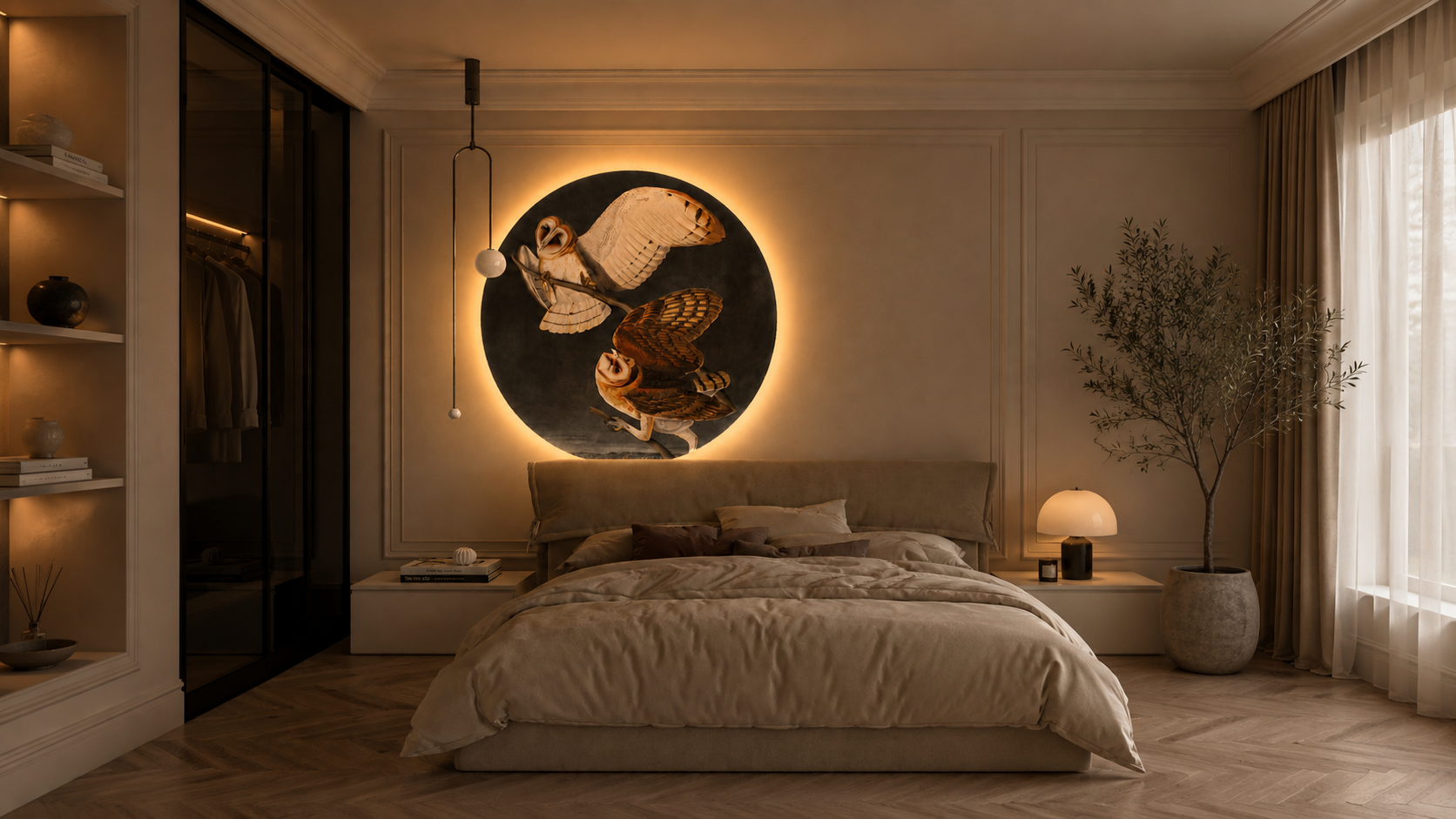 Dots Lighting Owls