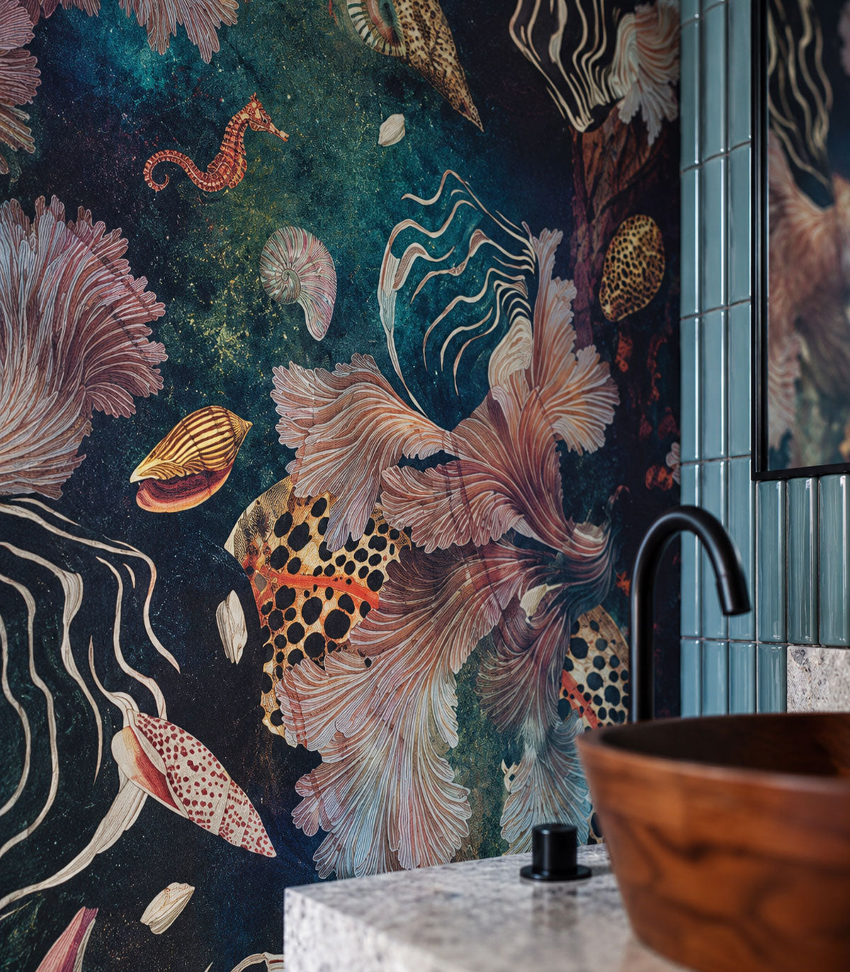 Papel pintado Black Sea