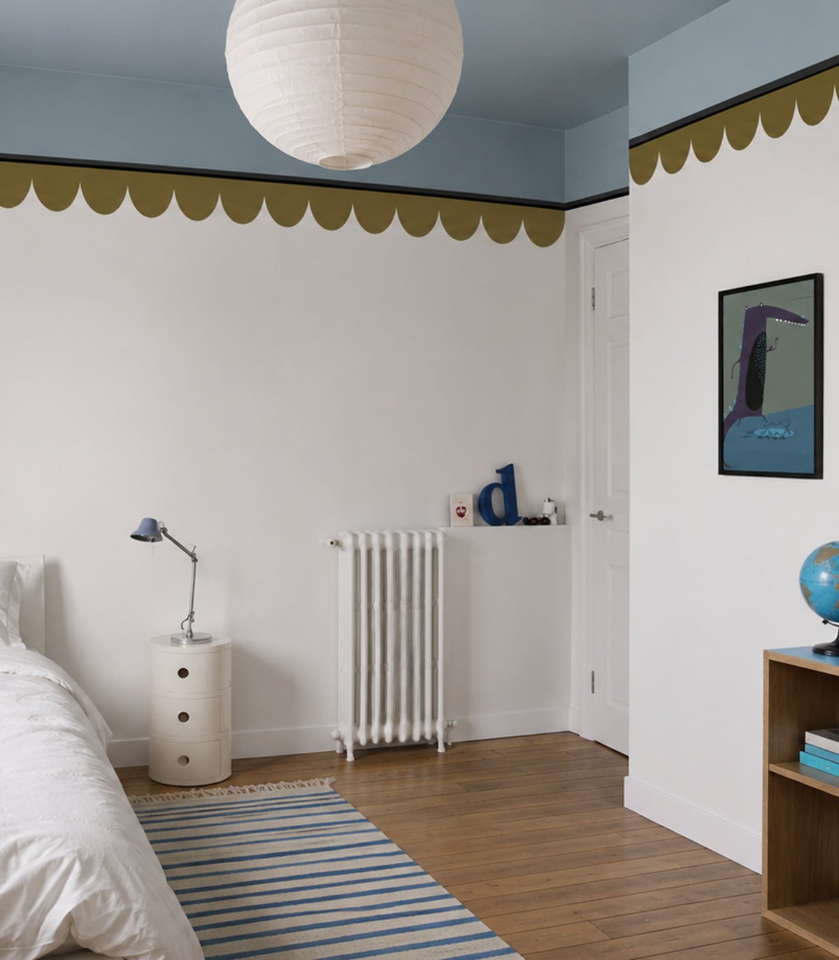 Border Seashell Golden Brown - Wallcolors®