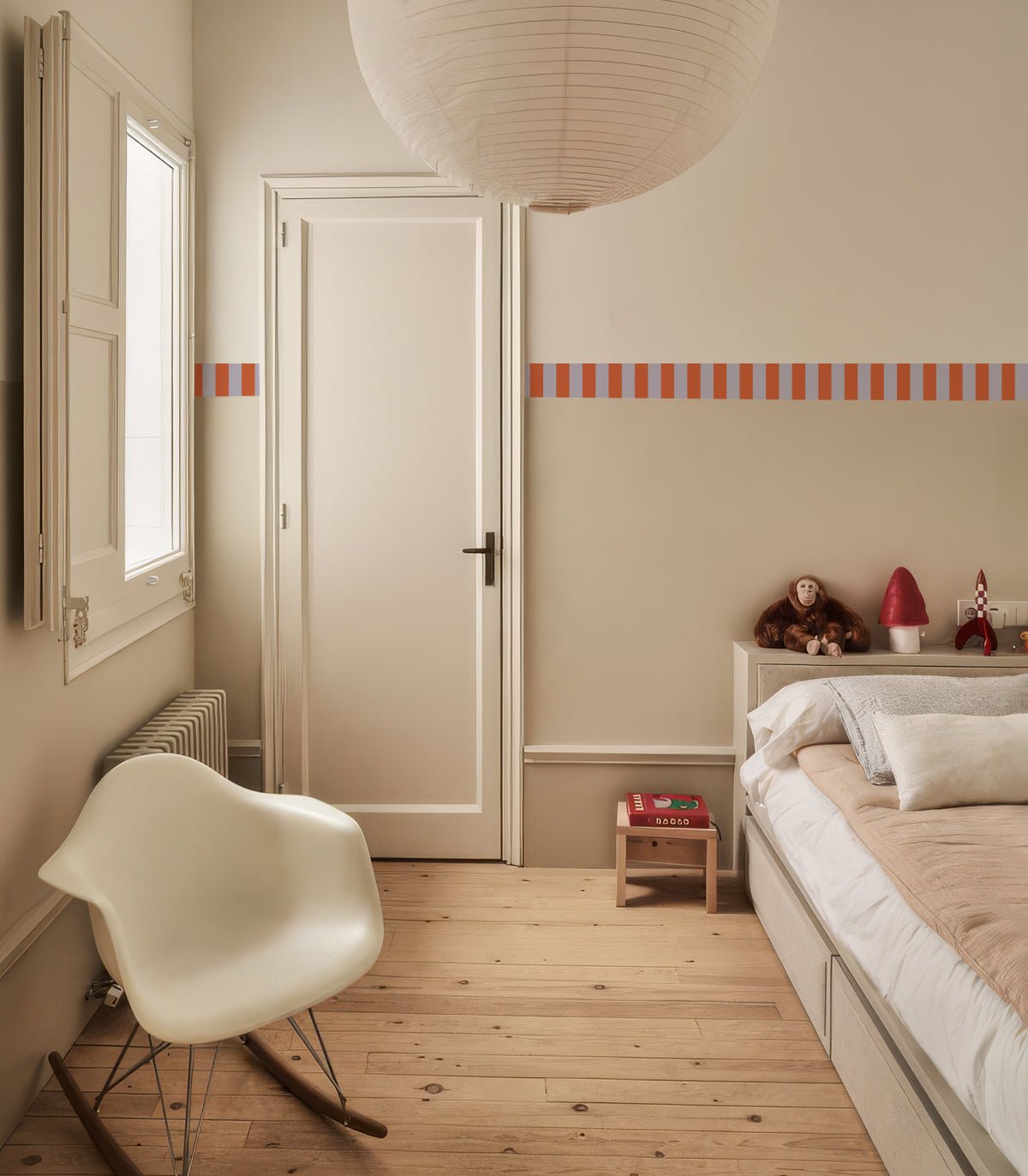 Border Stripe Terracotta - Wallcolors®