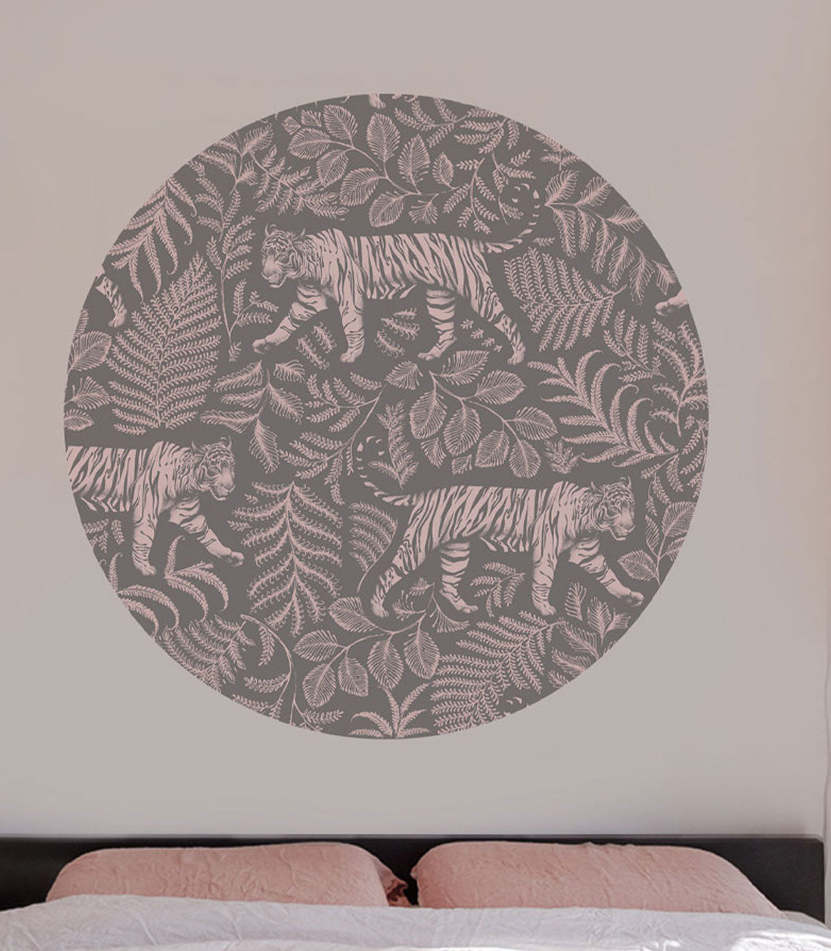Puntos Camuflados Tigre Gris Rosa