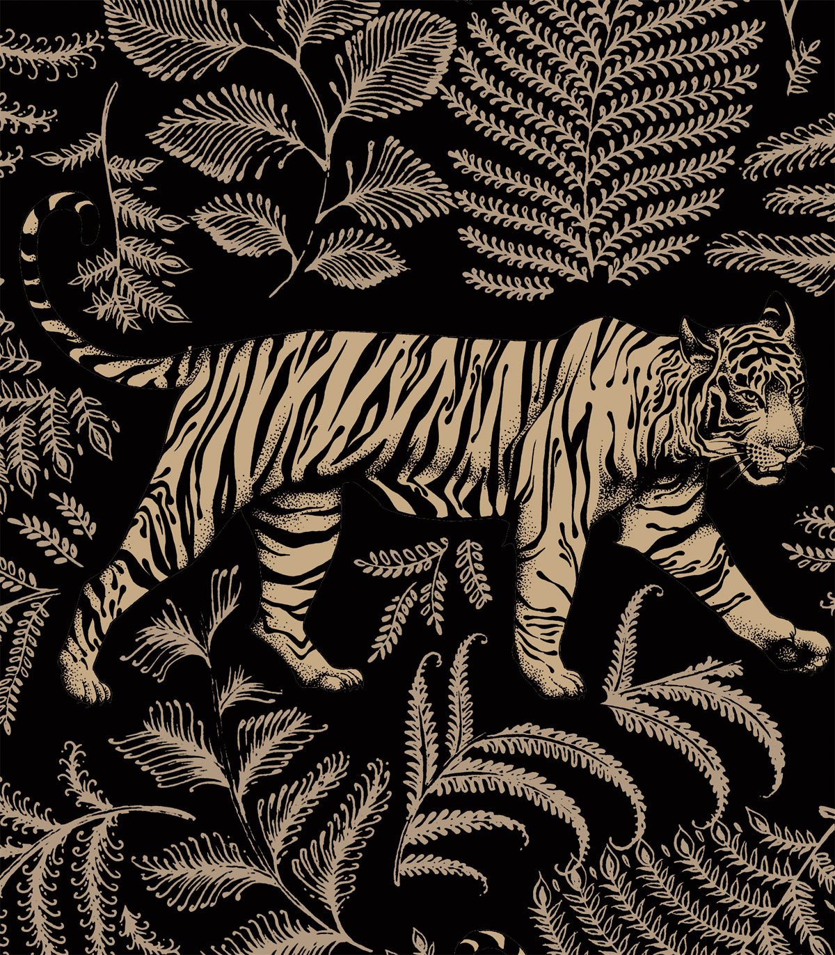 Tapeta Camouflaged Tiger - Wallcolors®