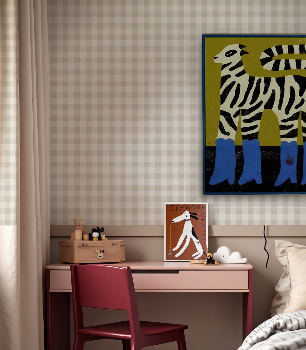 Tapeta Checks - Wallcolors®