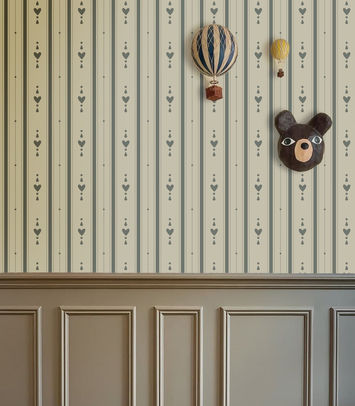 Tapeta Cottage Stripe - Wallcolors®