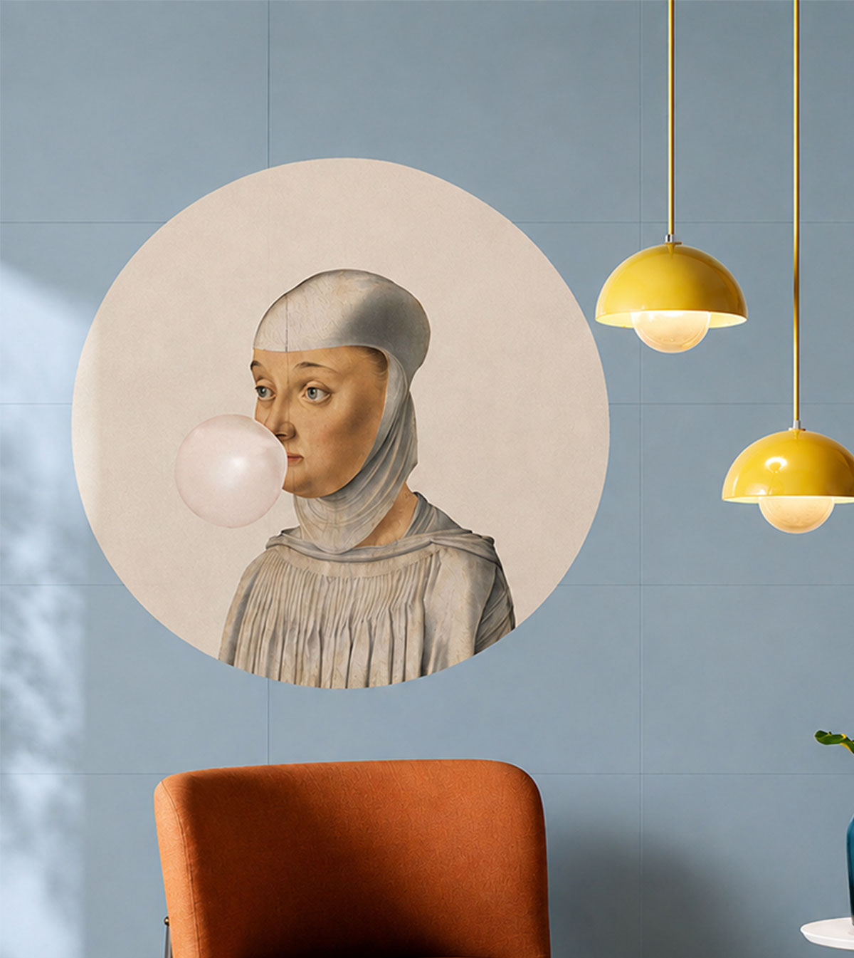 Dots Woman with Bubble Gum Creme