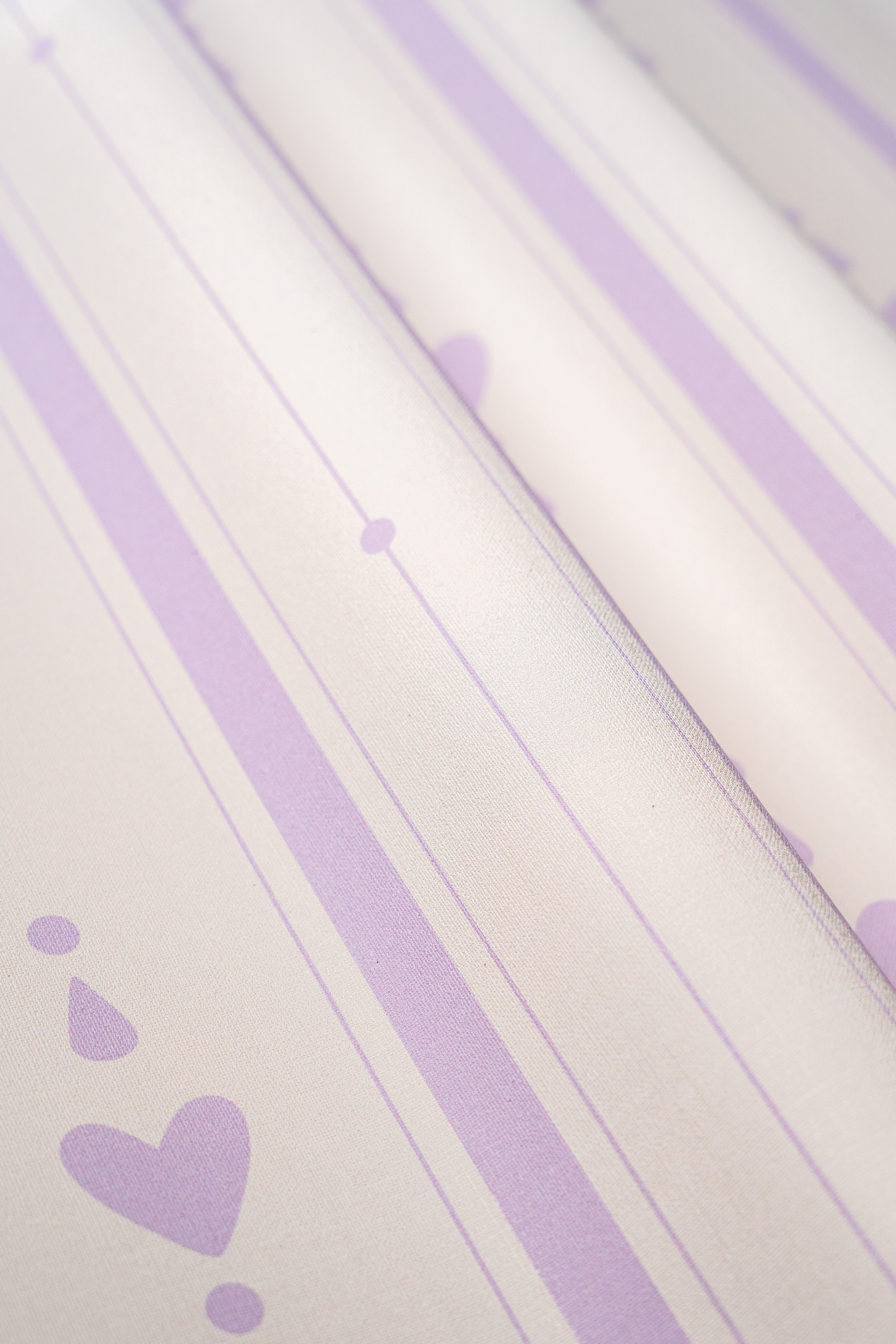 Tapete Cottage Stripe Lilac Veil