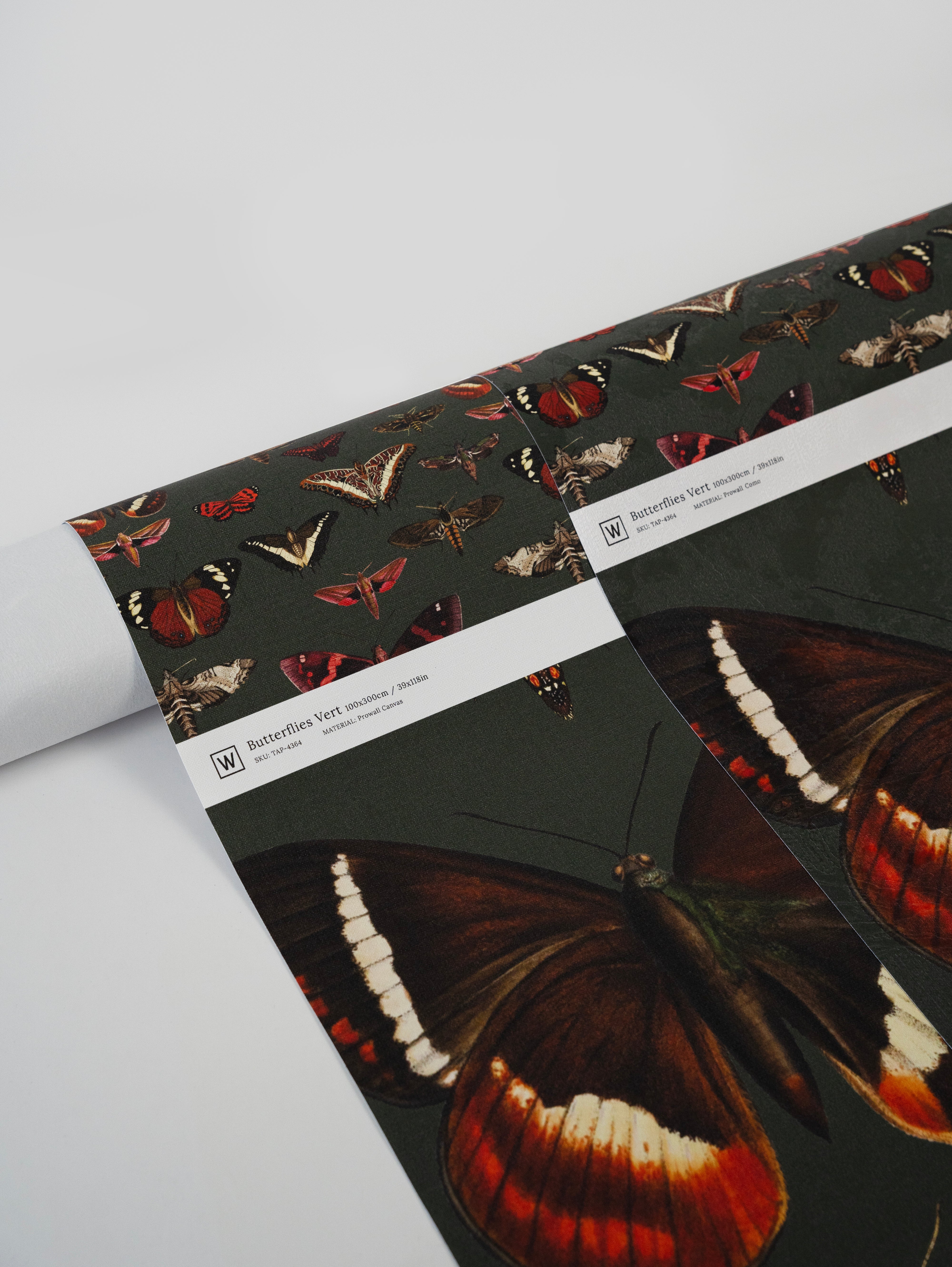Tapeta Butterflies Vert