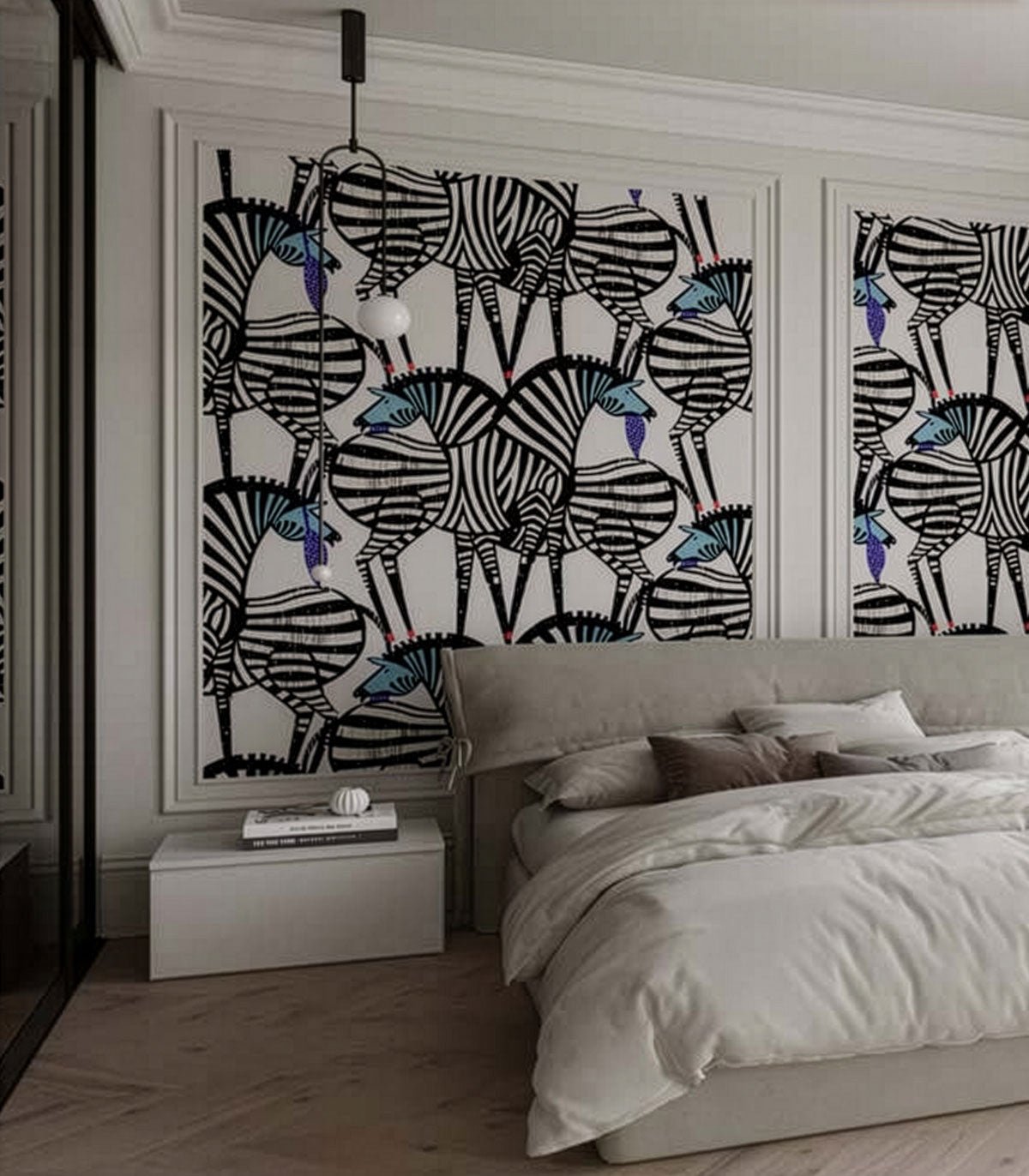 Tapeta Dancing Zebras - Wallcolors®