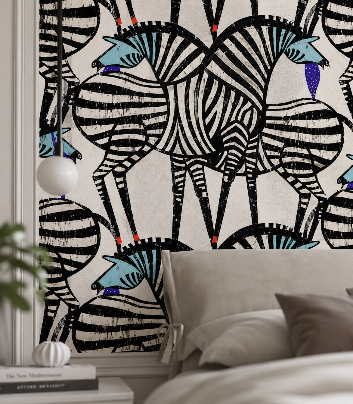 Wallpaper Dancing Zebras