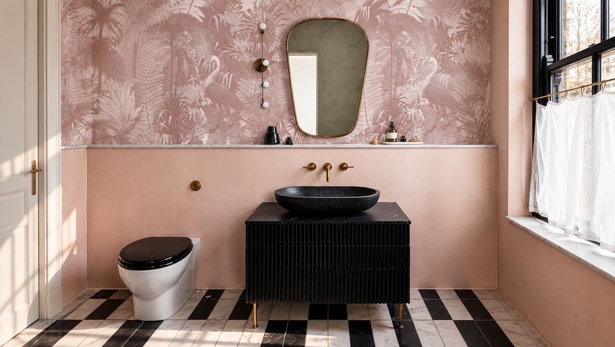 Tapeta Desert Tropics Pink