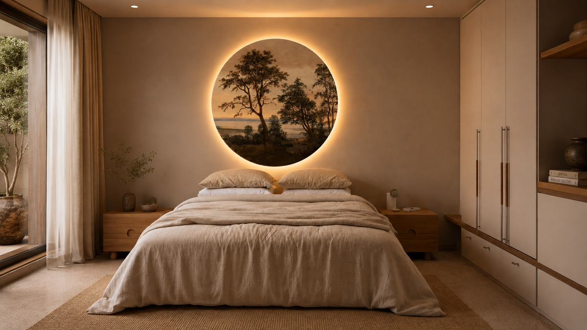 Dots Lighting Evening Grove