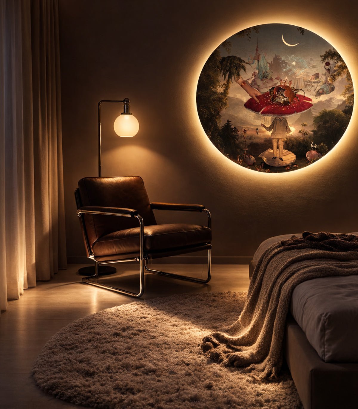 Dots Lighting Forbidden Mushroom - Wallcolors®
