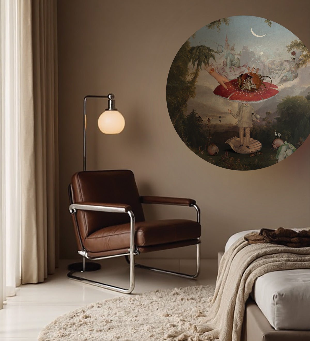 Dots Forbidden Mushroom - Wallcolors®