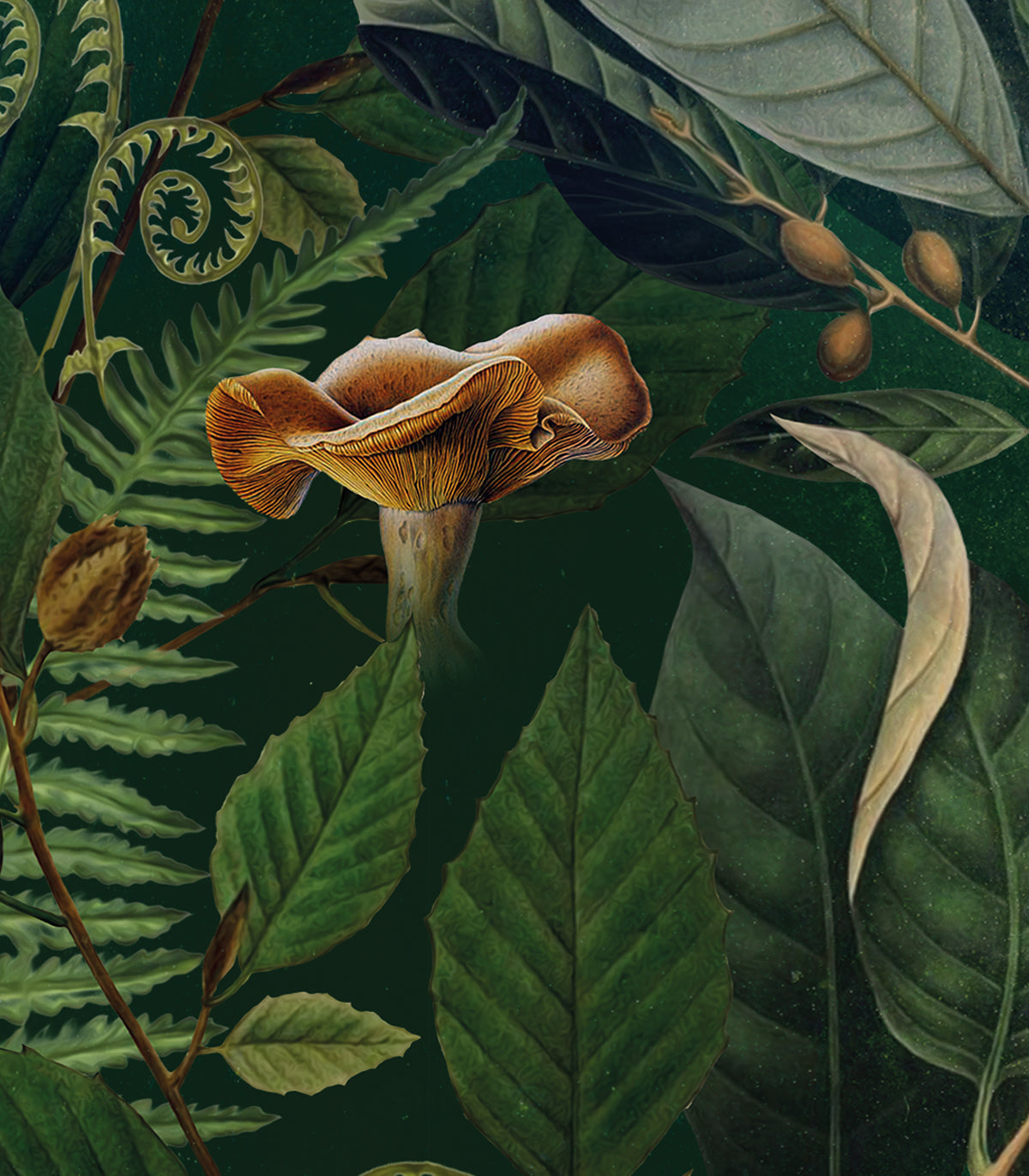 Forest Riches Wallpaper