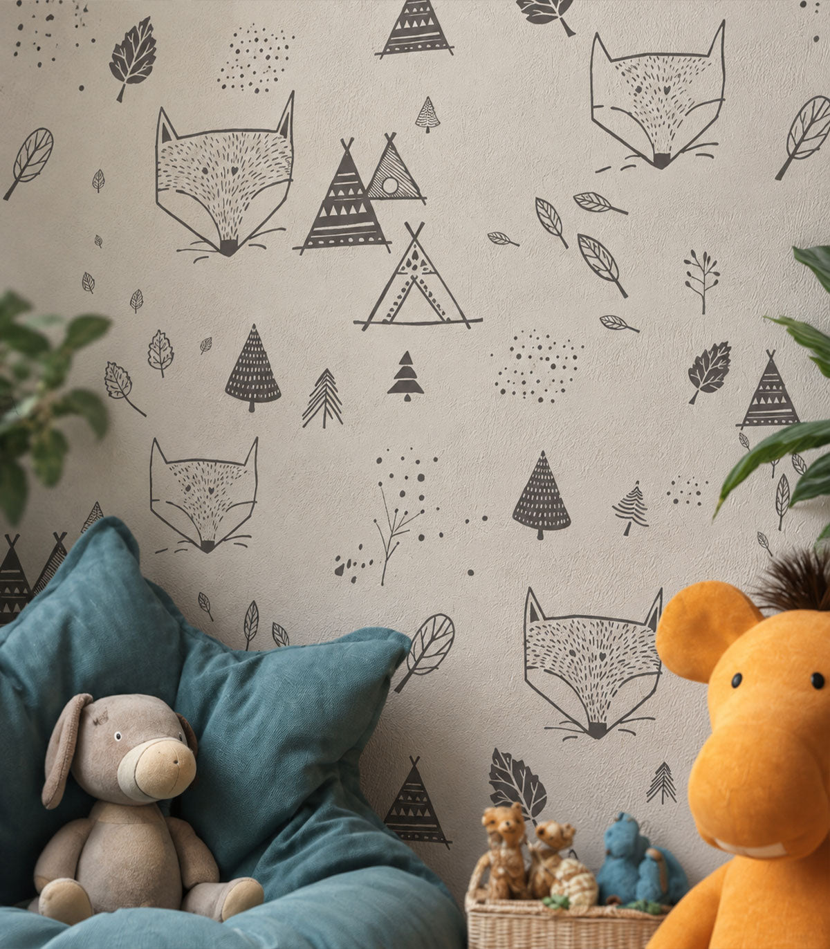 Papel pintado Fox Adventure