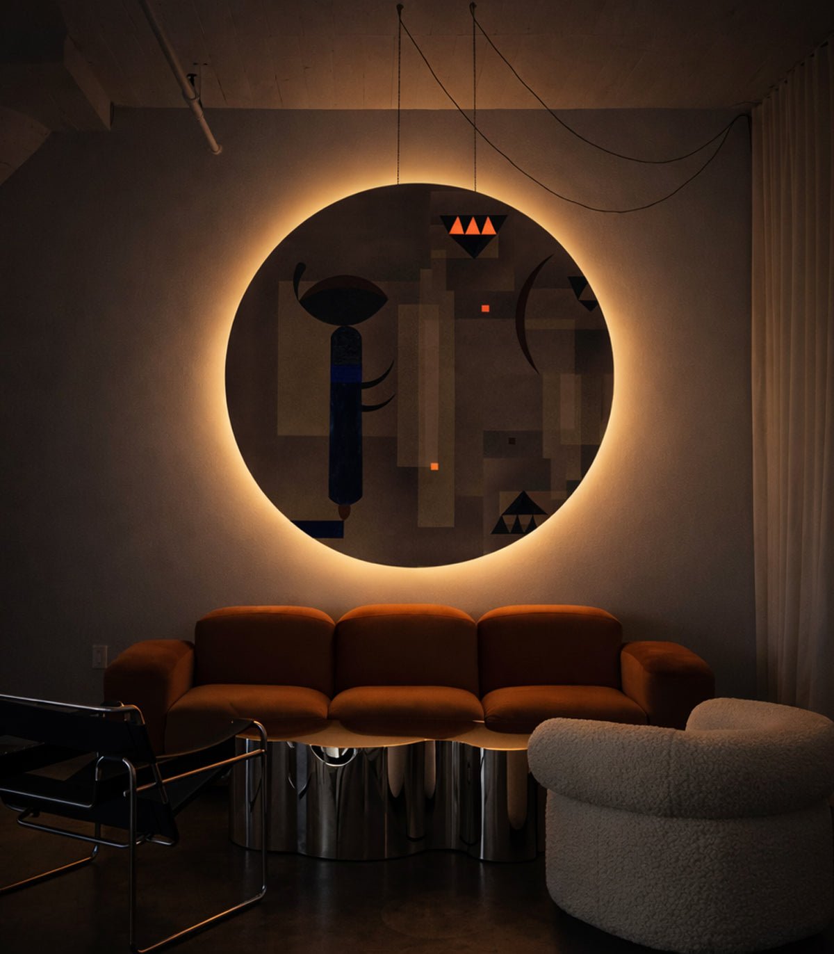 Dots Lighting Gloomy Geometry - Wallcolors®