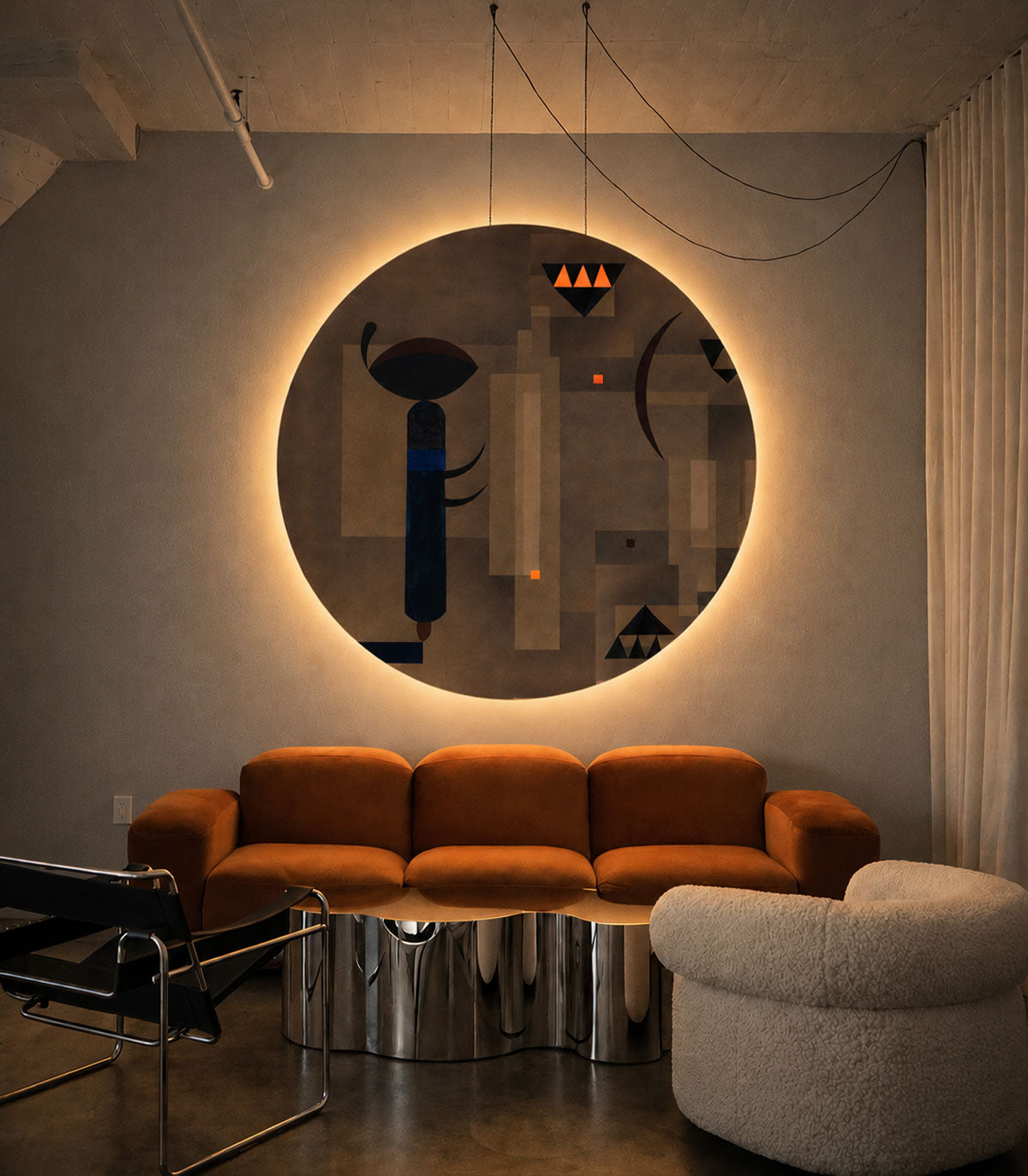 Dots Lighting Gloomy Geometry