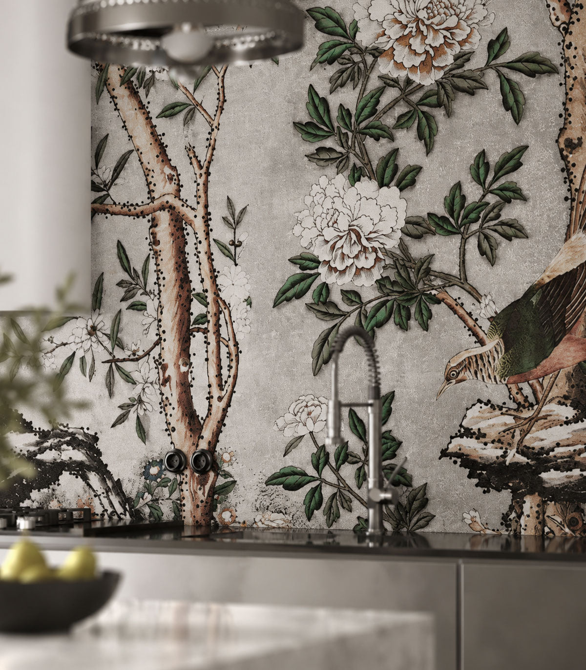 Tapeta Gray Chinoiserie