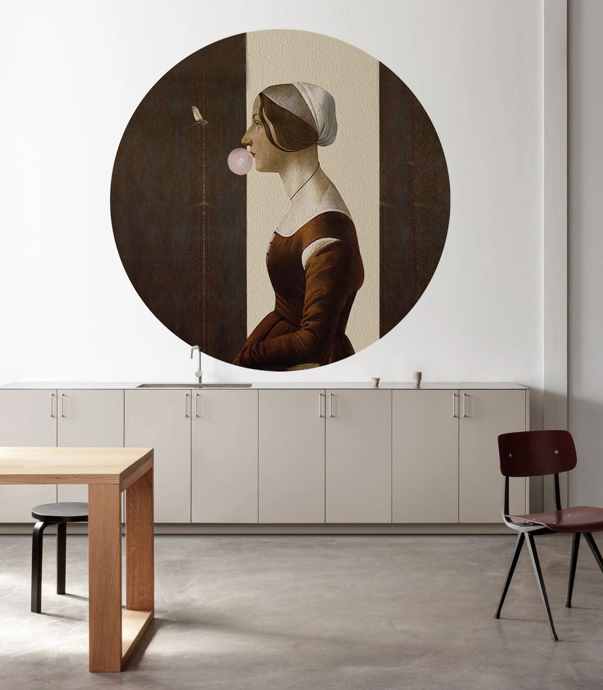 Dots Handmaid with Bubble Gum