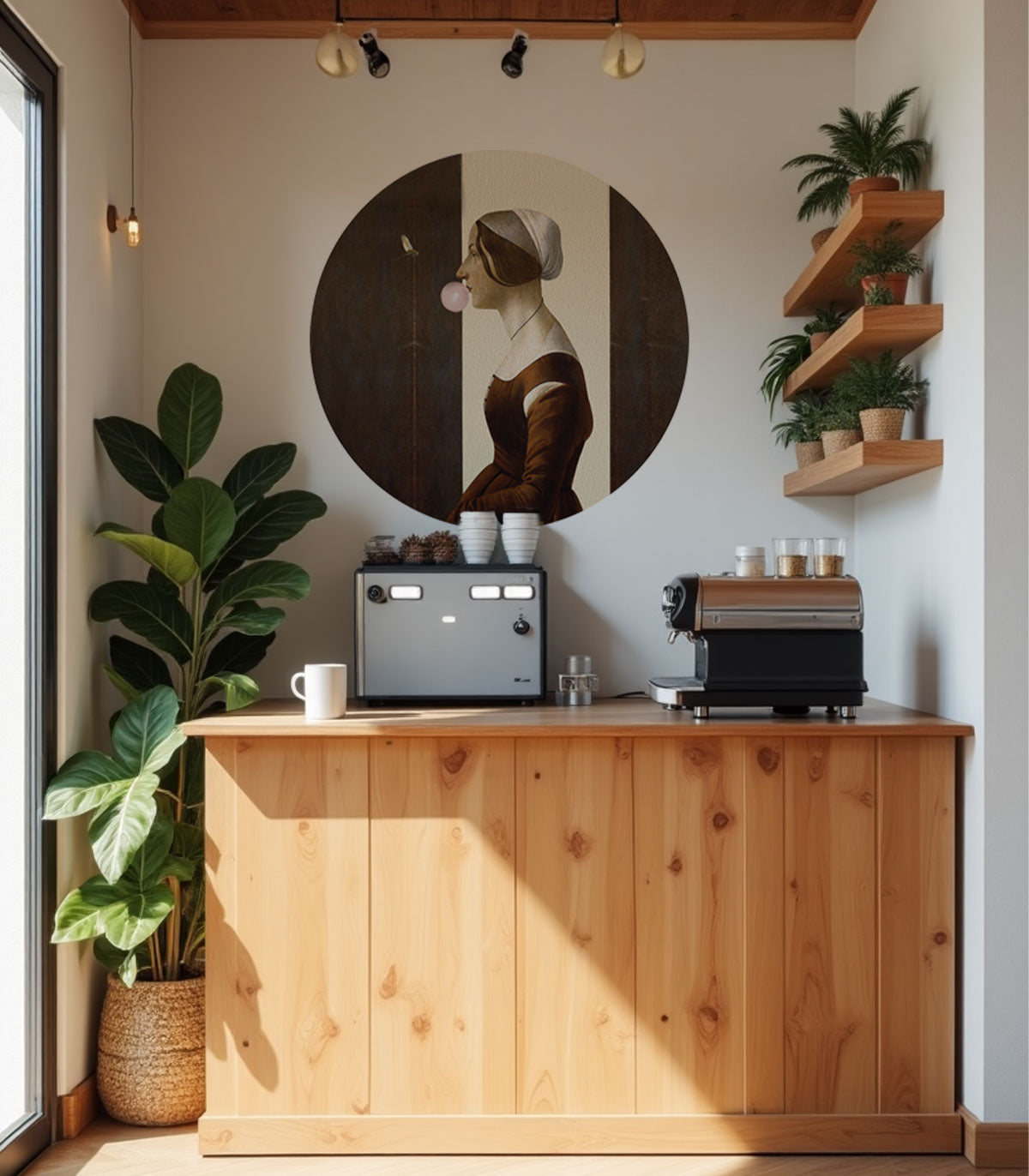 Dots Handmaid with Bubble Gum