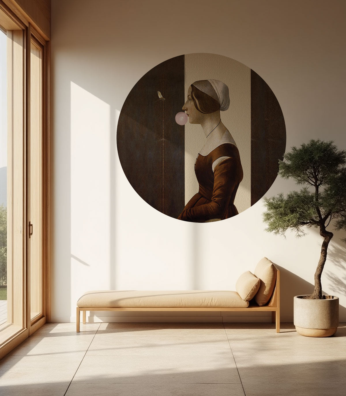 Dots Handmaid with Bubble Gum