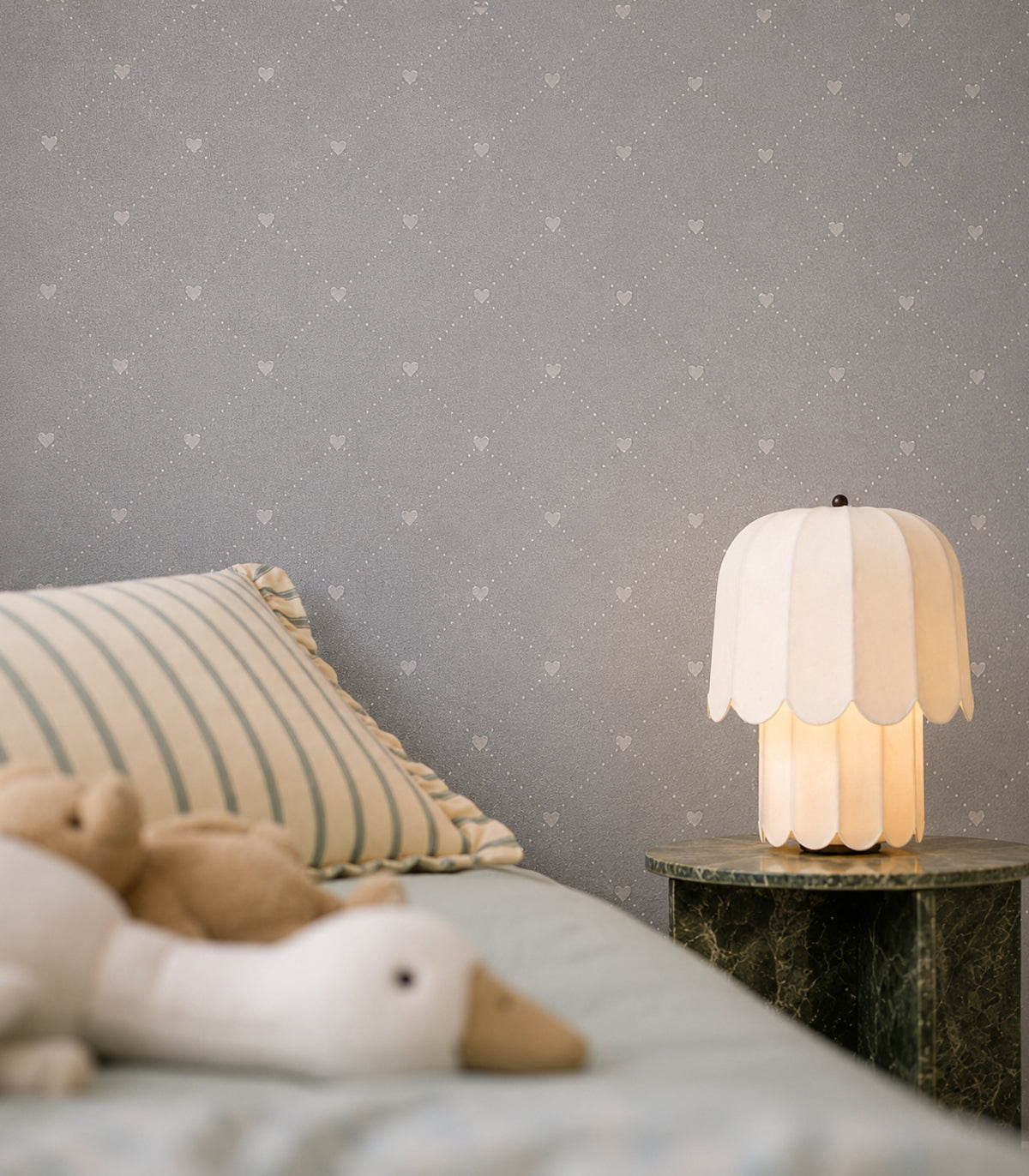 Tapeta Heart Lattice Lattice_Nordic Mist