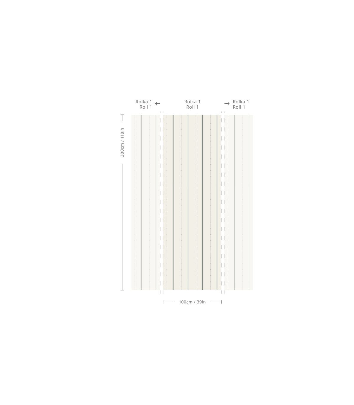 Tapeta Heritage Stripe - Wallcolors®