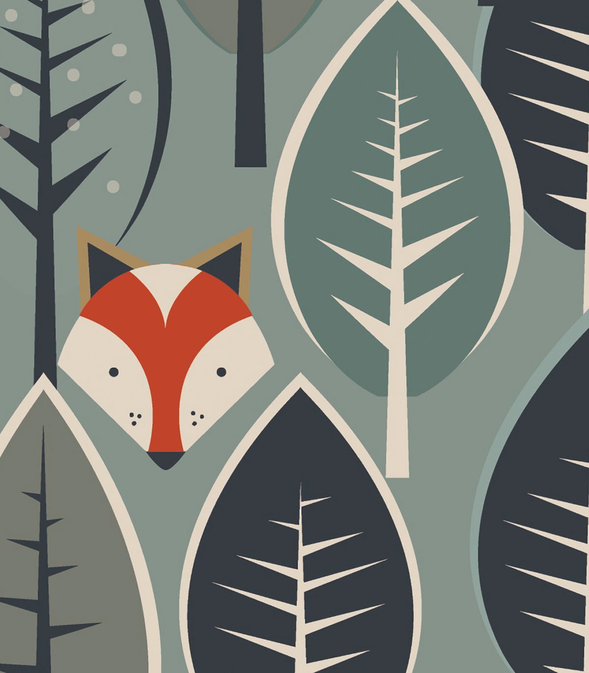 Tapeta Hidden Deers - Wallcolors®