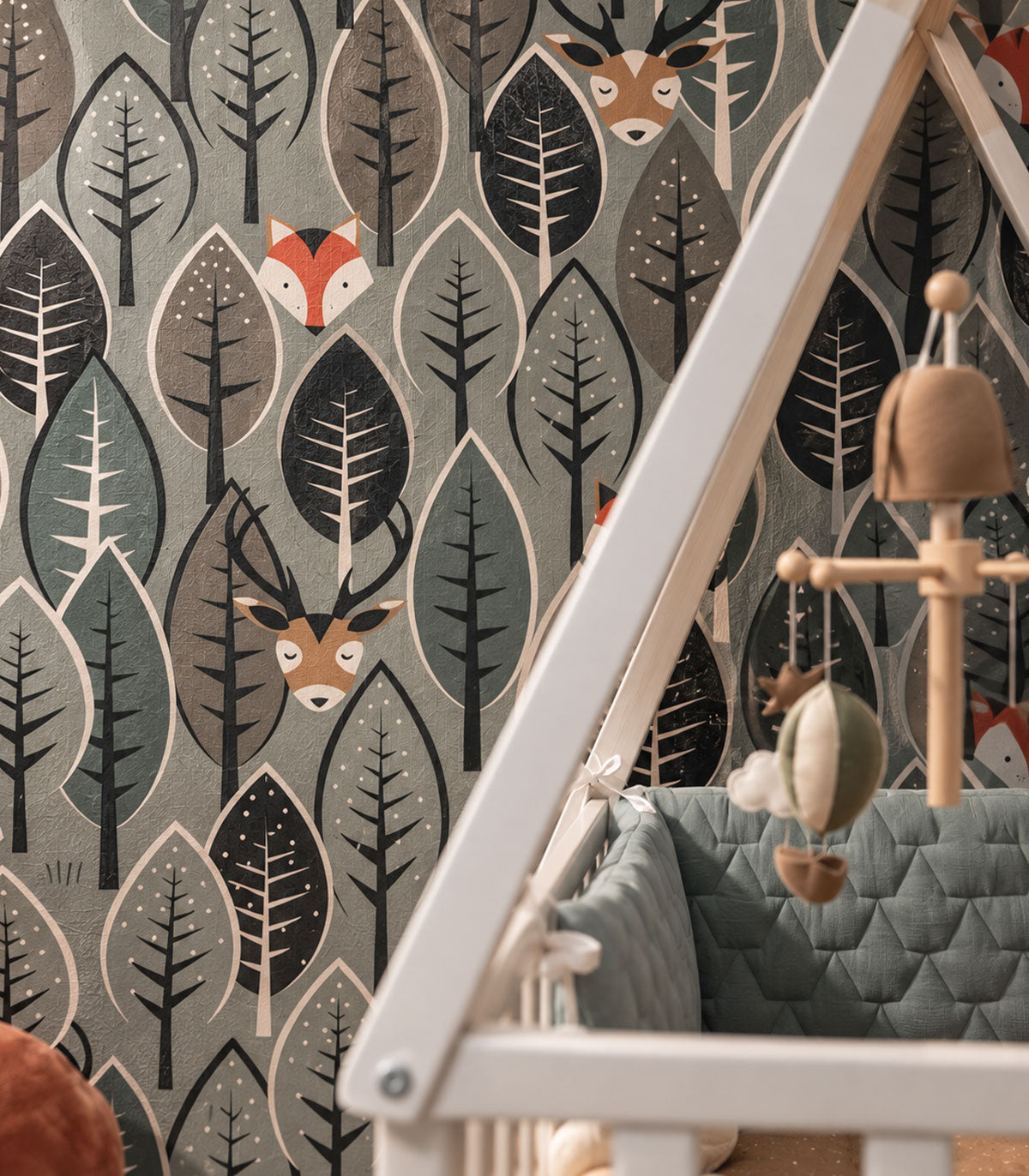 Papel pintado Hidden Deers