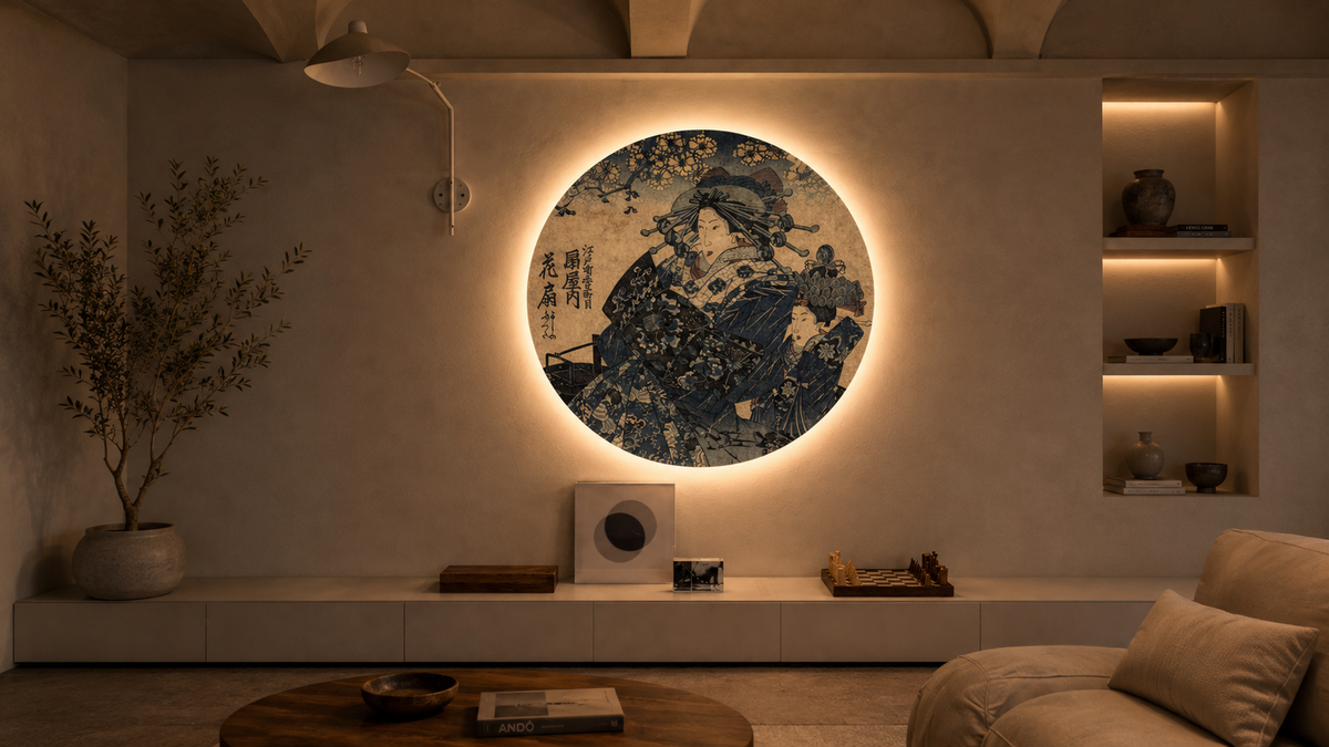 Dots Lighting Indigo Reverie