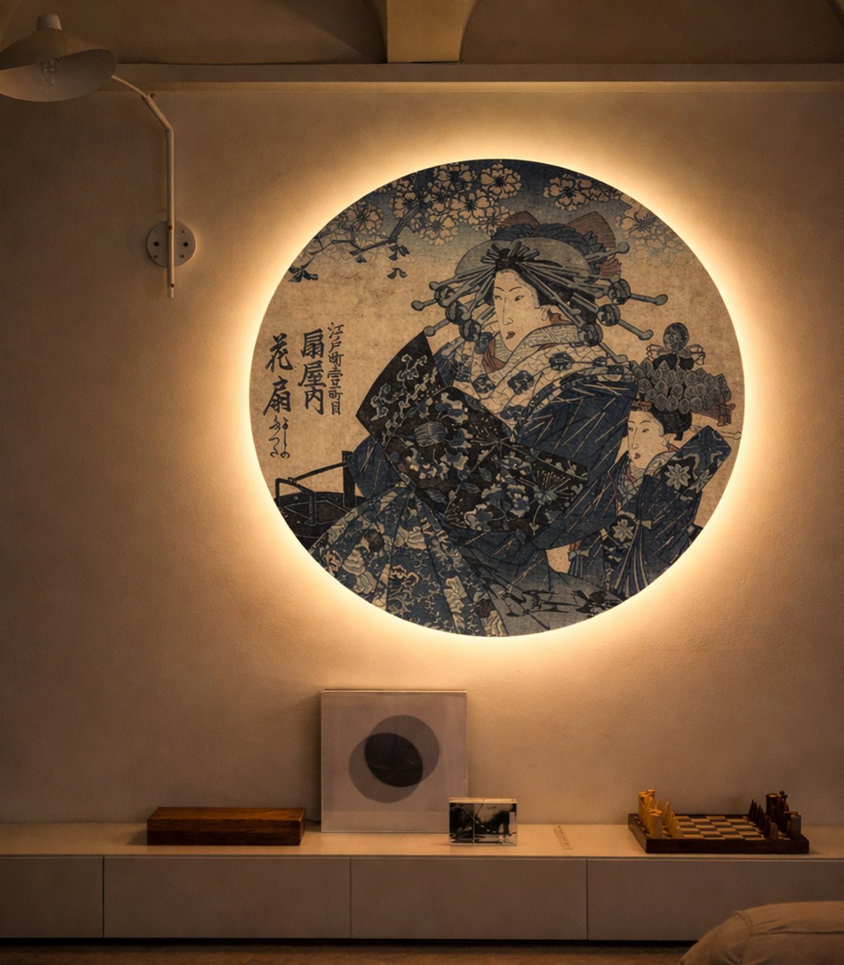 Dots Lighting Indigo Reverie - Wallcolors®