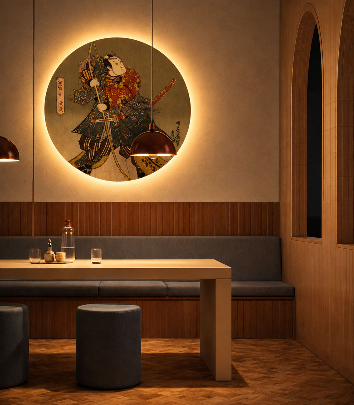 Dots Lighting Midnight Kabuki
