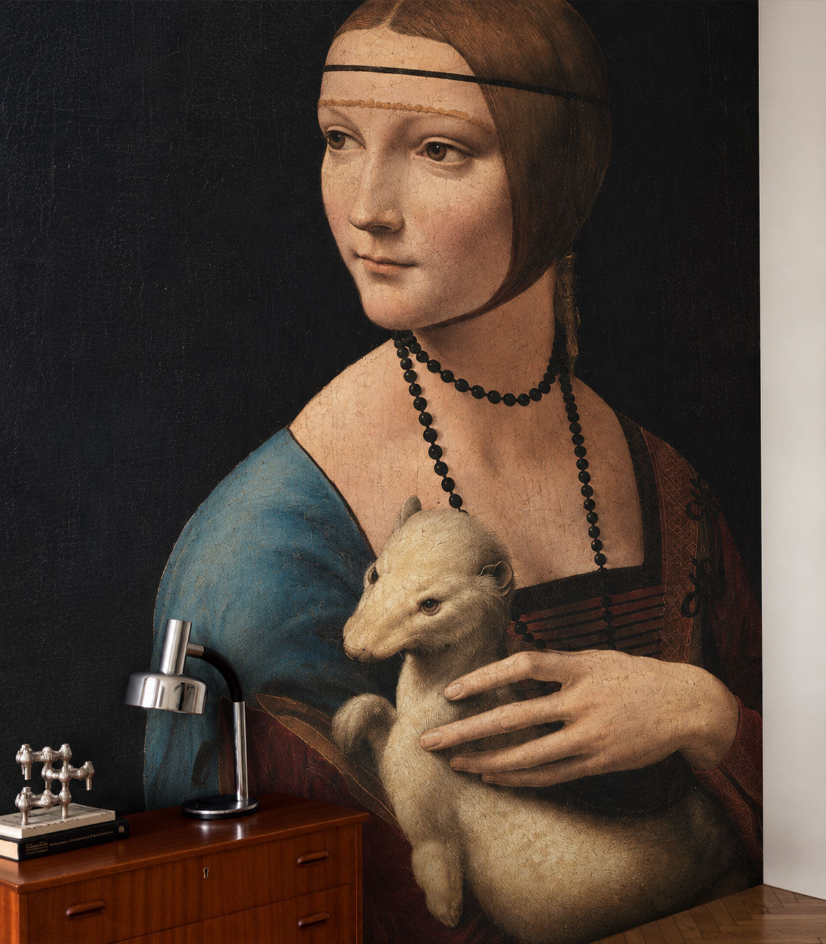 Wallpaper Lady with an Ermine