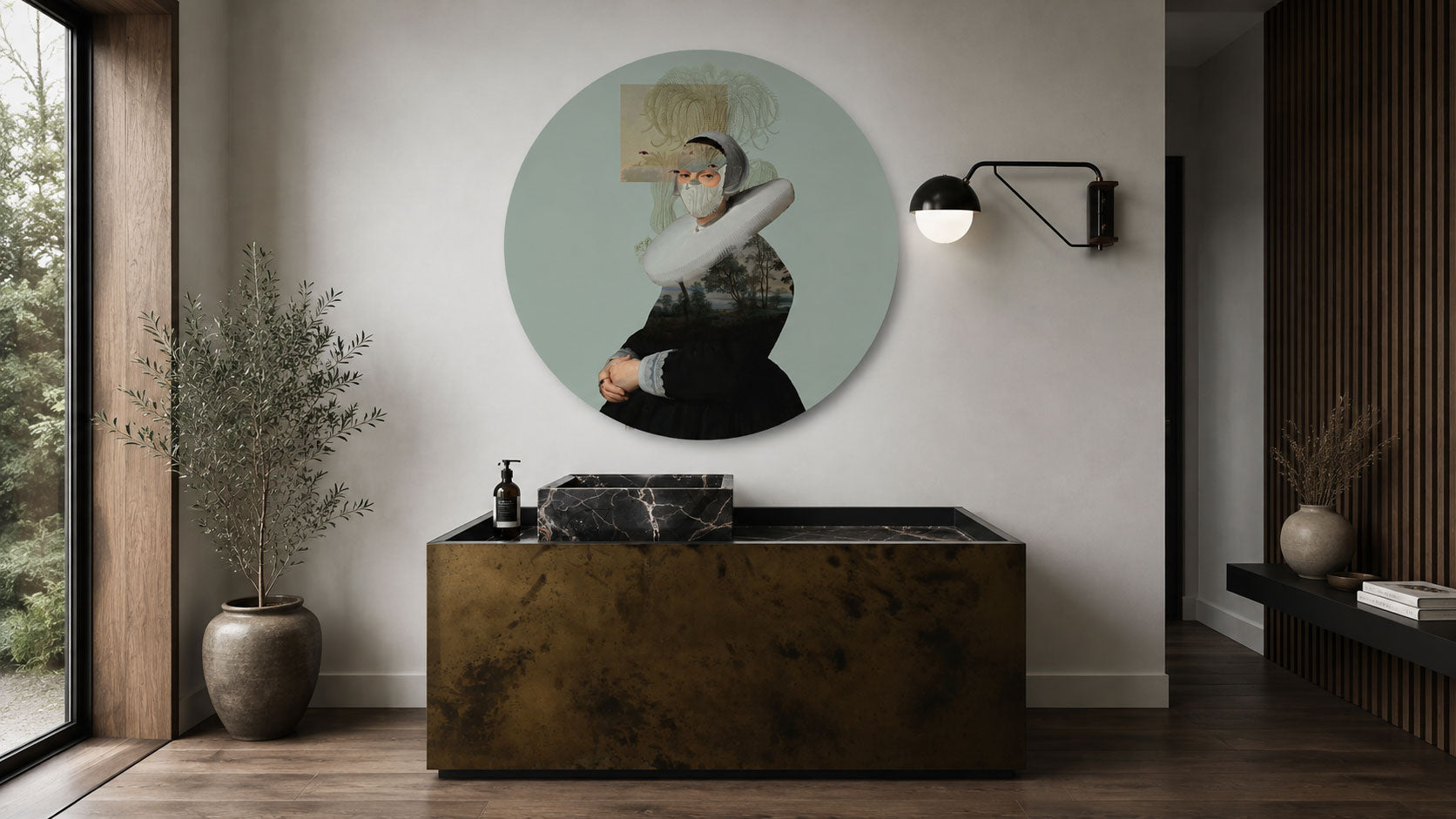 Dots Landscape Muse Green