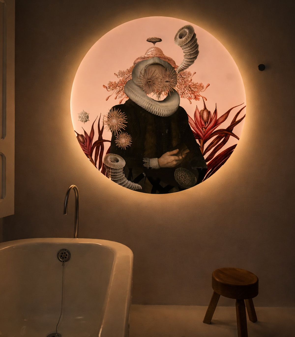 Dots Lighting Lady Medusa Pink