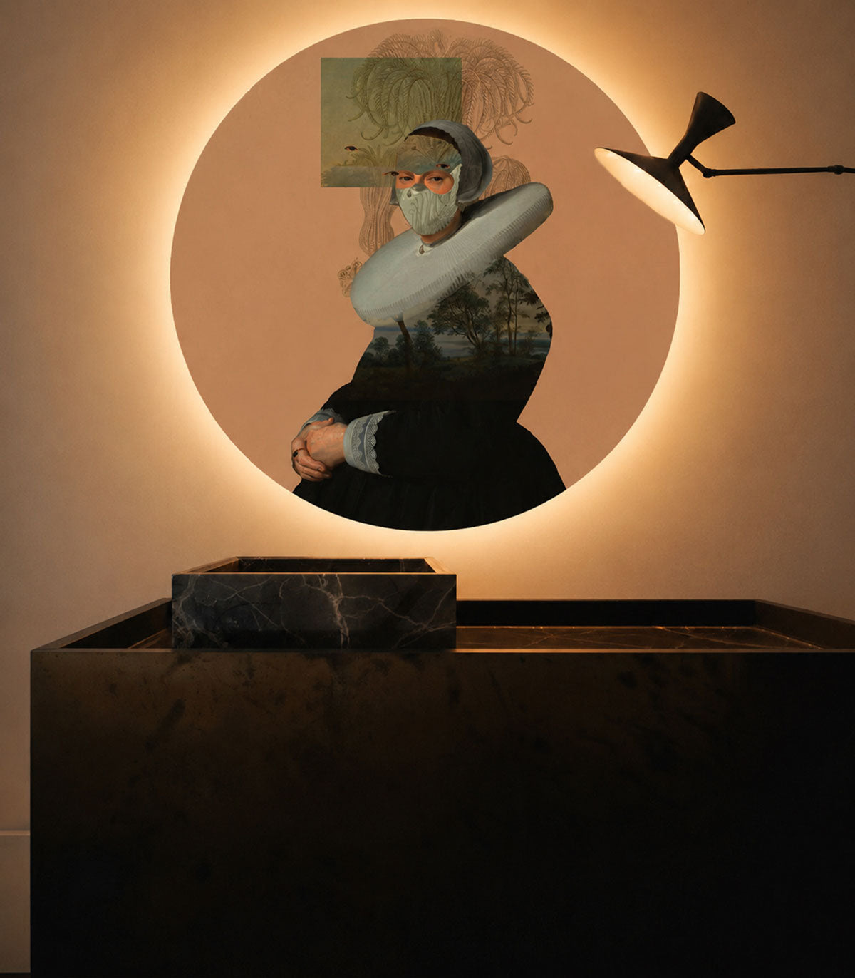 Dots Lighting Landscape Muse Pink