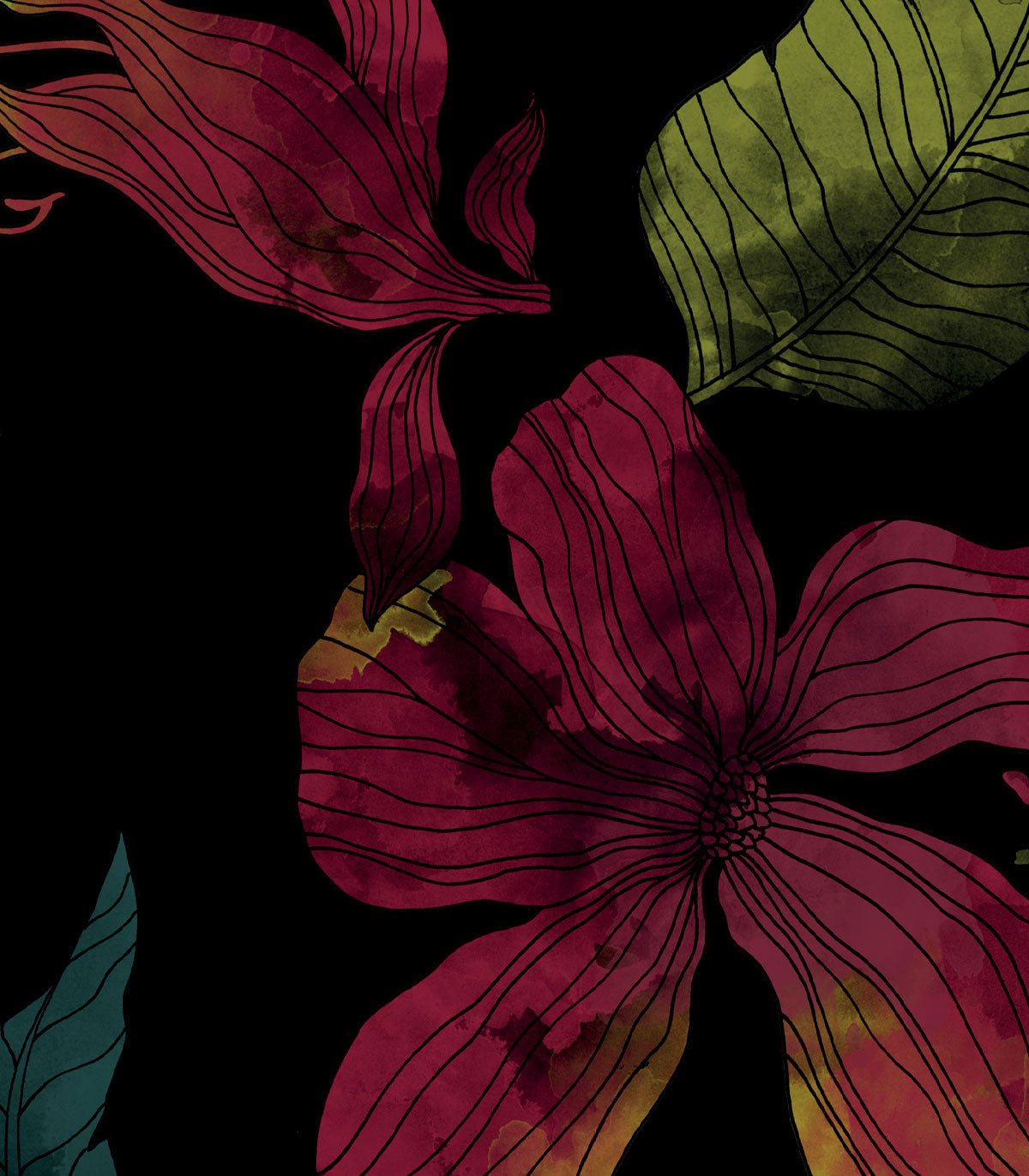 Tapeta Lilies - Wallcolors®