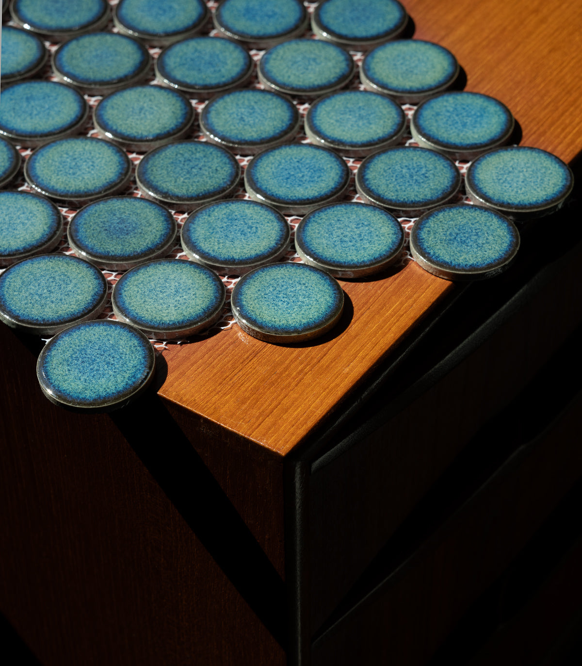 Circle dots atlantic gloss mosaic