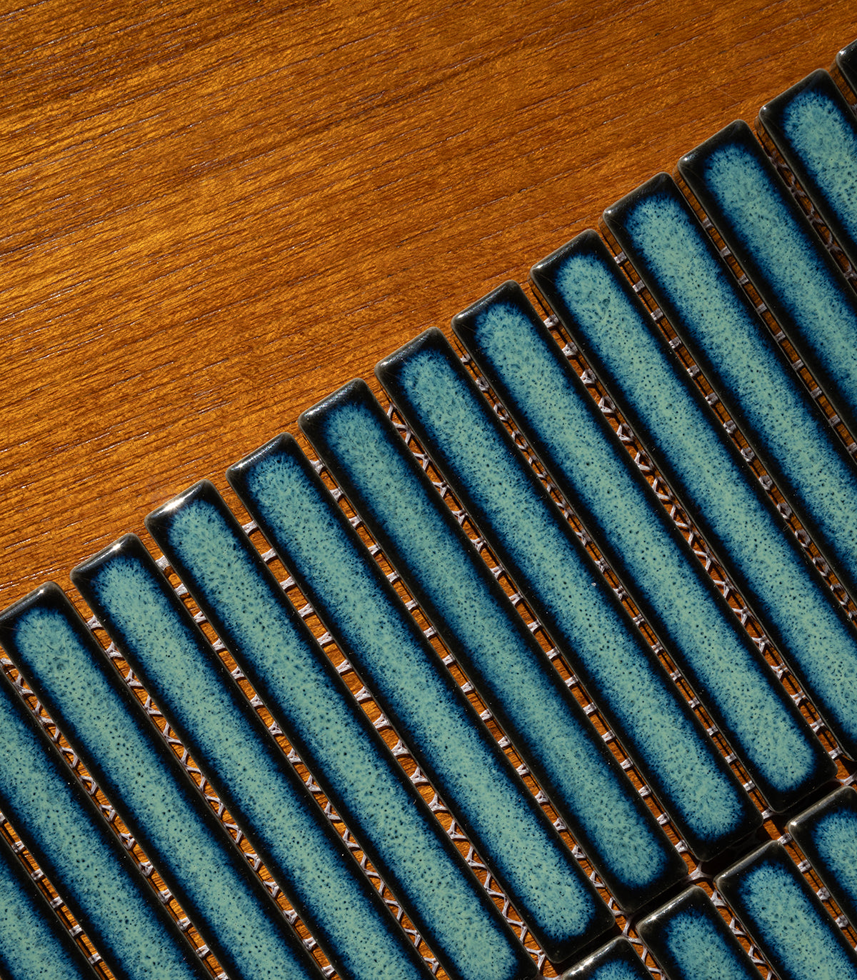 Mini piano atlantic blue gloss mosaic