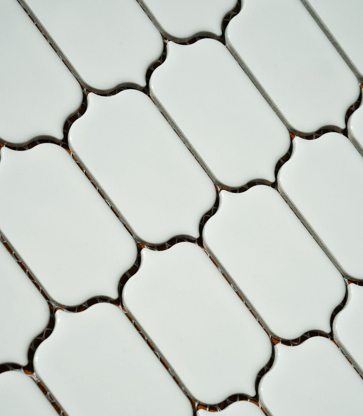 Lantern white gloss mosaic