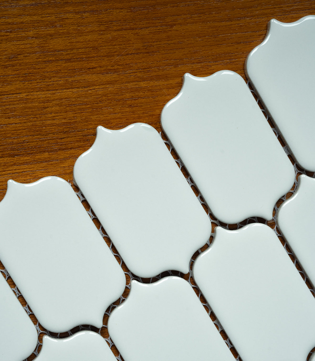 Lantern white gloss mosaic