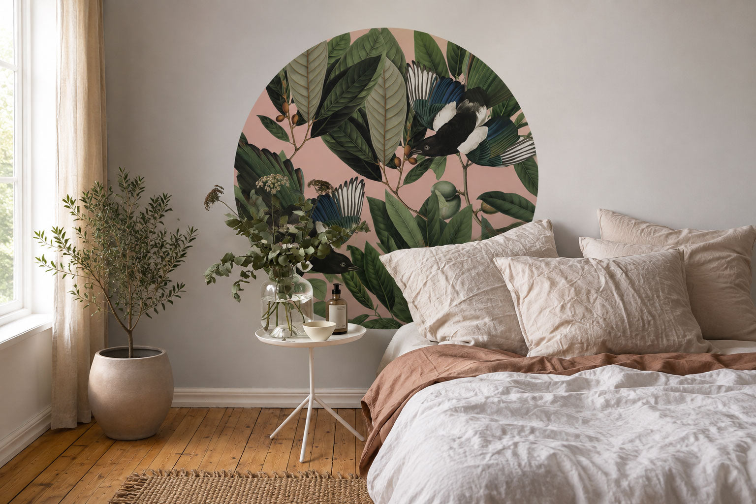 Dots Magpie Rosa