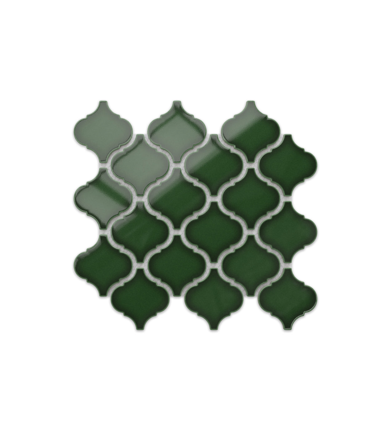 Arabisches tiefgrünes Mosaik