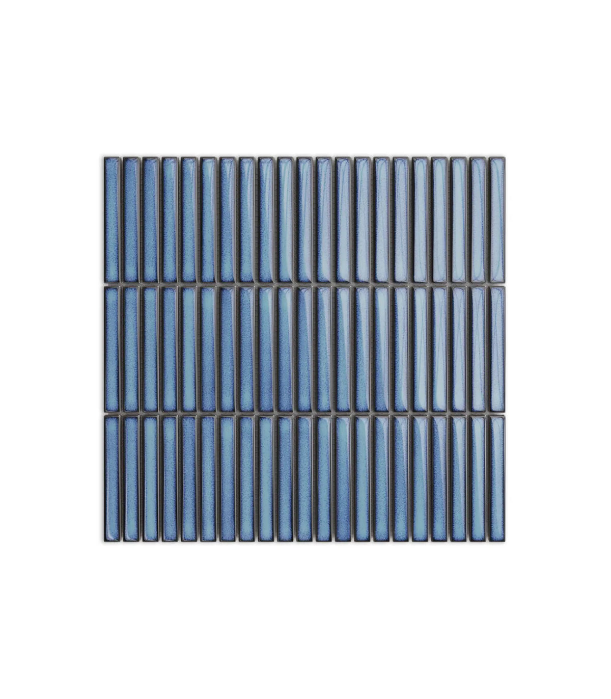 Mini piano mosaic deep blue