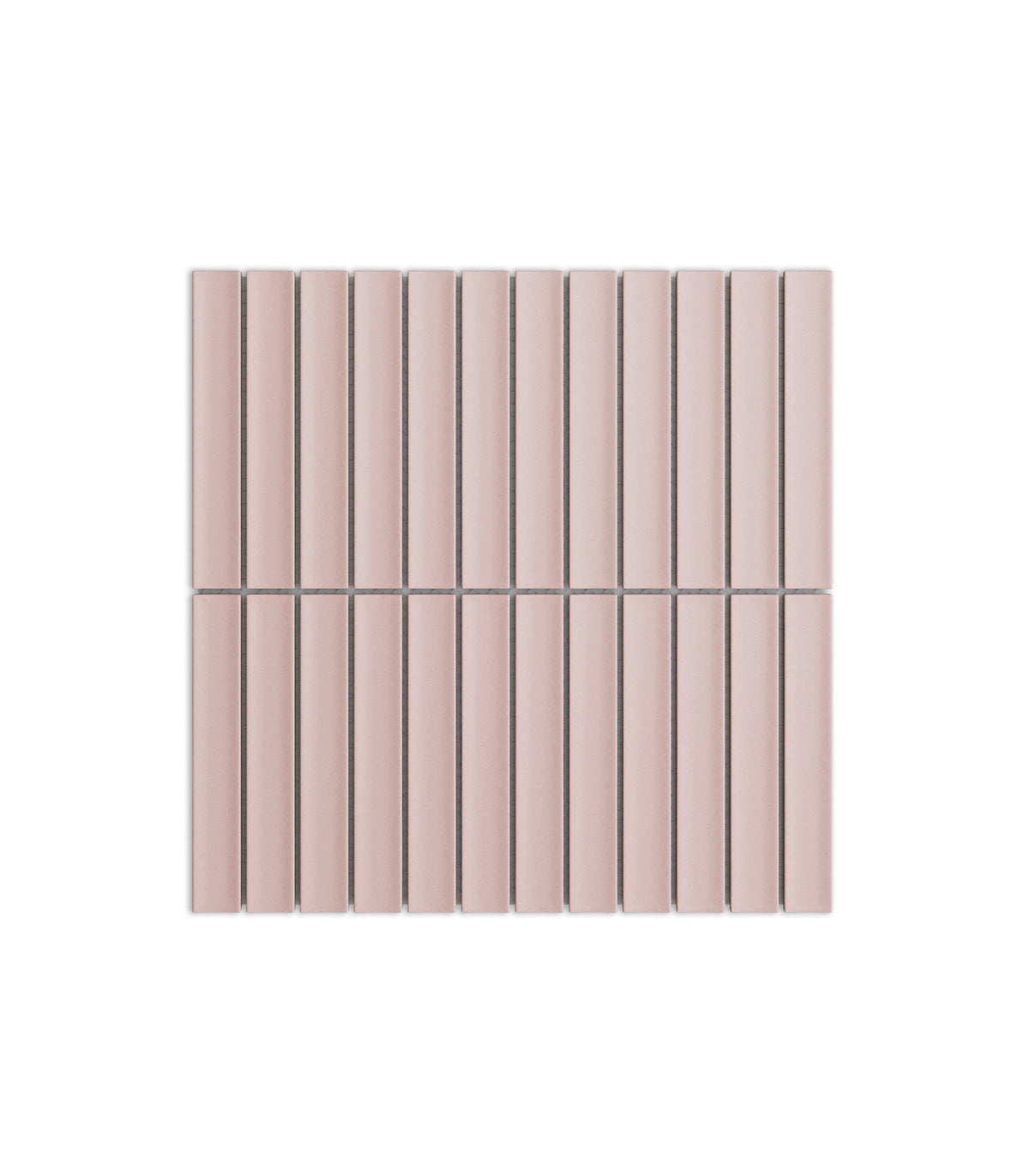 Piano rose matte mosaic