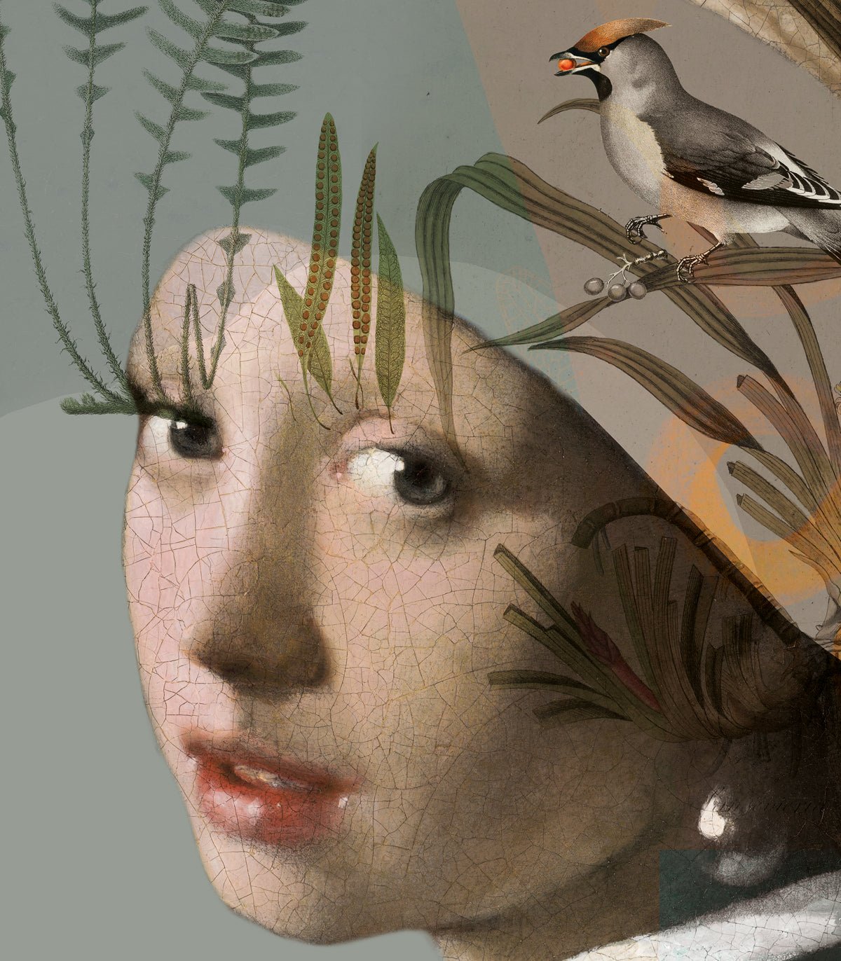 Dots Nature girl with the pearl - Wallcolors®